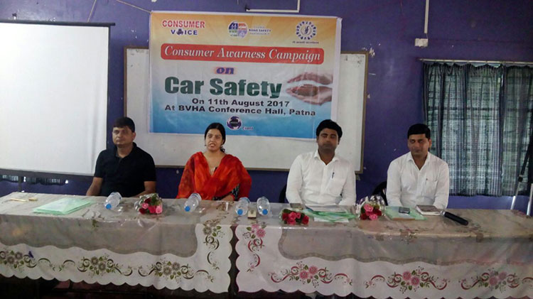 Safer Cars Workshop in Patna in Collaboration with Janaki Foundation (August 11, 2017)