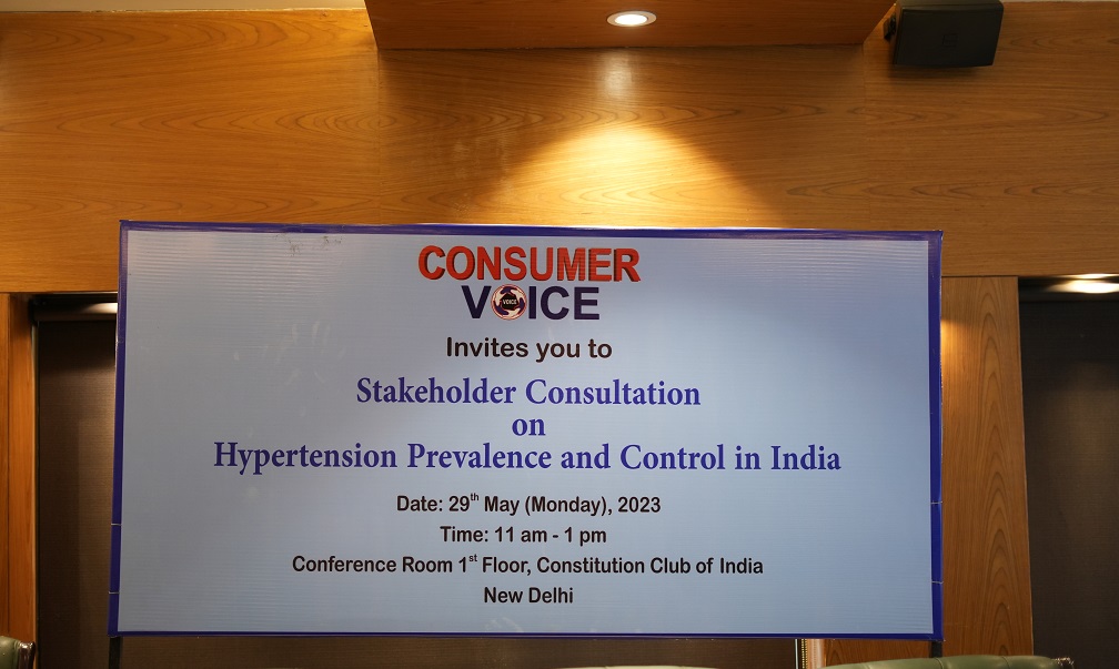 Stakeholder Consultation on Hypertension Control and Prevention in India