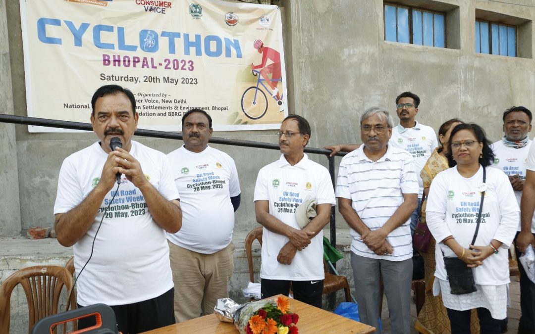 UN Road Safety Week (15th -21st May 2023) – Pedal for Change in Bhopal, Madhya Pradesh
