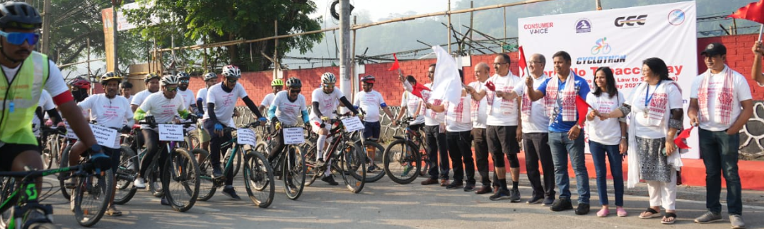 Cyclothon in Assam on World No Tobacco Day